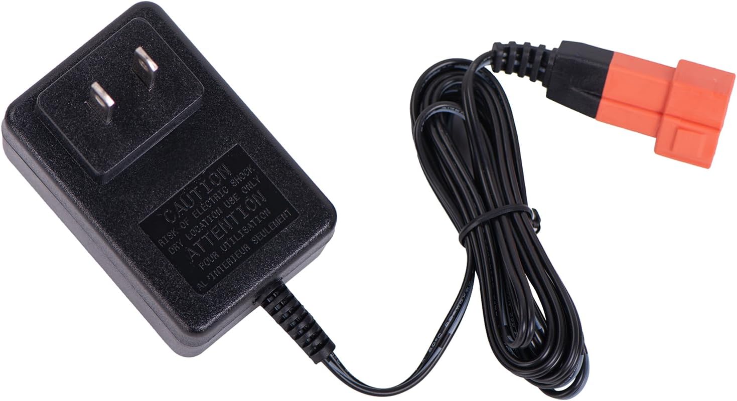 Universal 6V Charger for Kids Ride-On Toys and Cars - Compatible with BMX X6, Kid TRAX GMC, Wal-Mart, Moto ATV Quad, Electric Vehicle Power Adapter with Square Plug - Image 3