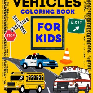 Vehicle: Coloring Book