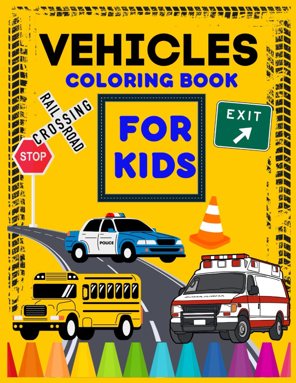 Vehicle: Coloring Book