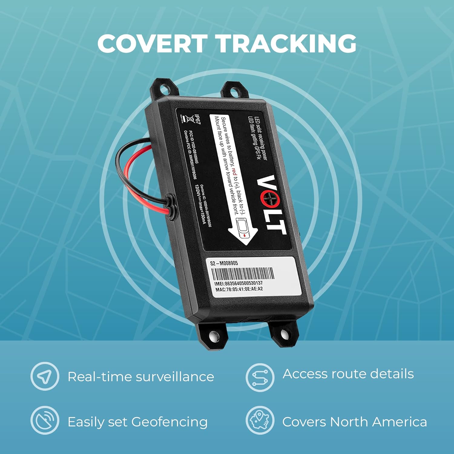 Brickhouse Livewire Volt GPS Tracking Device for Cars, 4G LTE Wired Tracker, Mapping, and Fleet Security - Unlock Real-Time 24/7 Vehicle Surveillance Easy Install - Subscription Required - Image 3