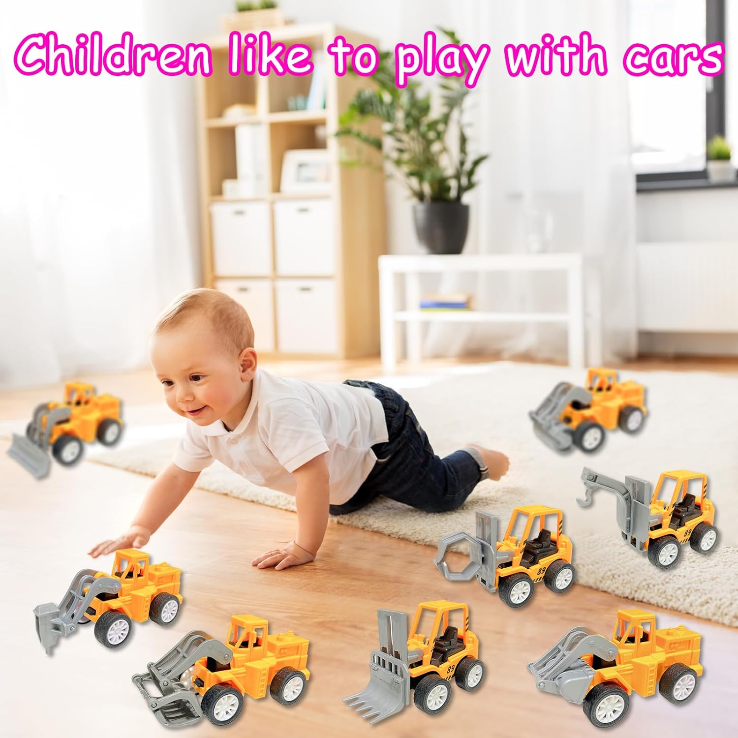 Whkvnng 30PCS Mini Construction Vehicles,Play Figure Vehicles,Construction Engineering Trucks,Construction Pull Back Vehicles,Small Construction Toys for Birthday Party Favors,Gifts - Image 6
