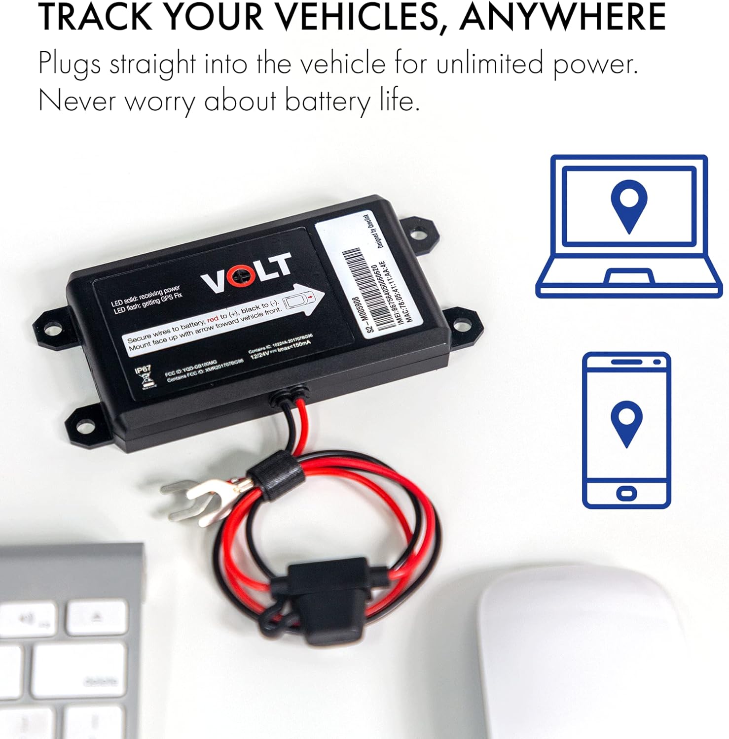 Brickhouse Livewire Volt GPS Tracking Device for Cars, 4G LTE Wired Tracker, Mapping, and Fleet Security - Unlock Real-Time 24/7 Vehicle Surveillance Easy Install - Subscription Required - Image 7
