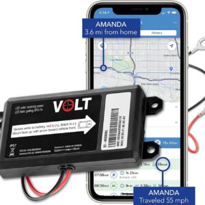 Brickhouse Livewire Volt GPS Tracking Device for Cars, 4G LTE Wired Tracker, Mapping, and Fleet Security - Unlock Real-Time 24/7 Vehicle Surveillance Easy Install - Subscription Required