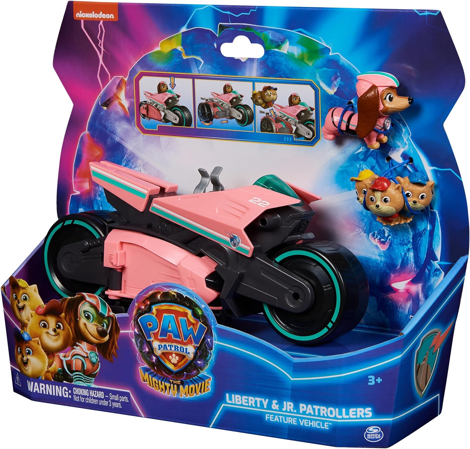 Paw Patrol Mighty Movie Liberty & Poms Vehicles (5767862) - Image 2