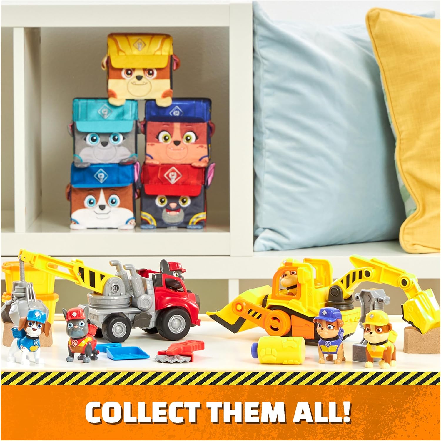 Rubble & Crew, Rubble’s Bulldozer Toy Truck with Movable Parts and a Collectible Action Figure, Kids Toys for Ages 3 and Up - Image 7